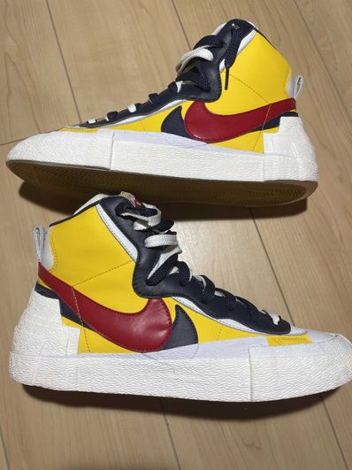 sacai × Nike Blazer Mid "Varsity Maize/Varsity Red"