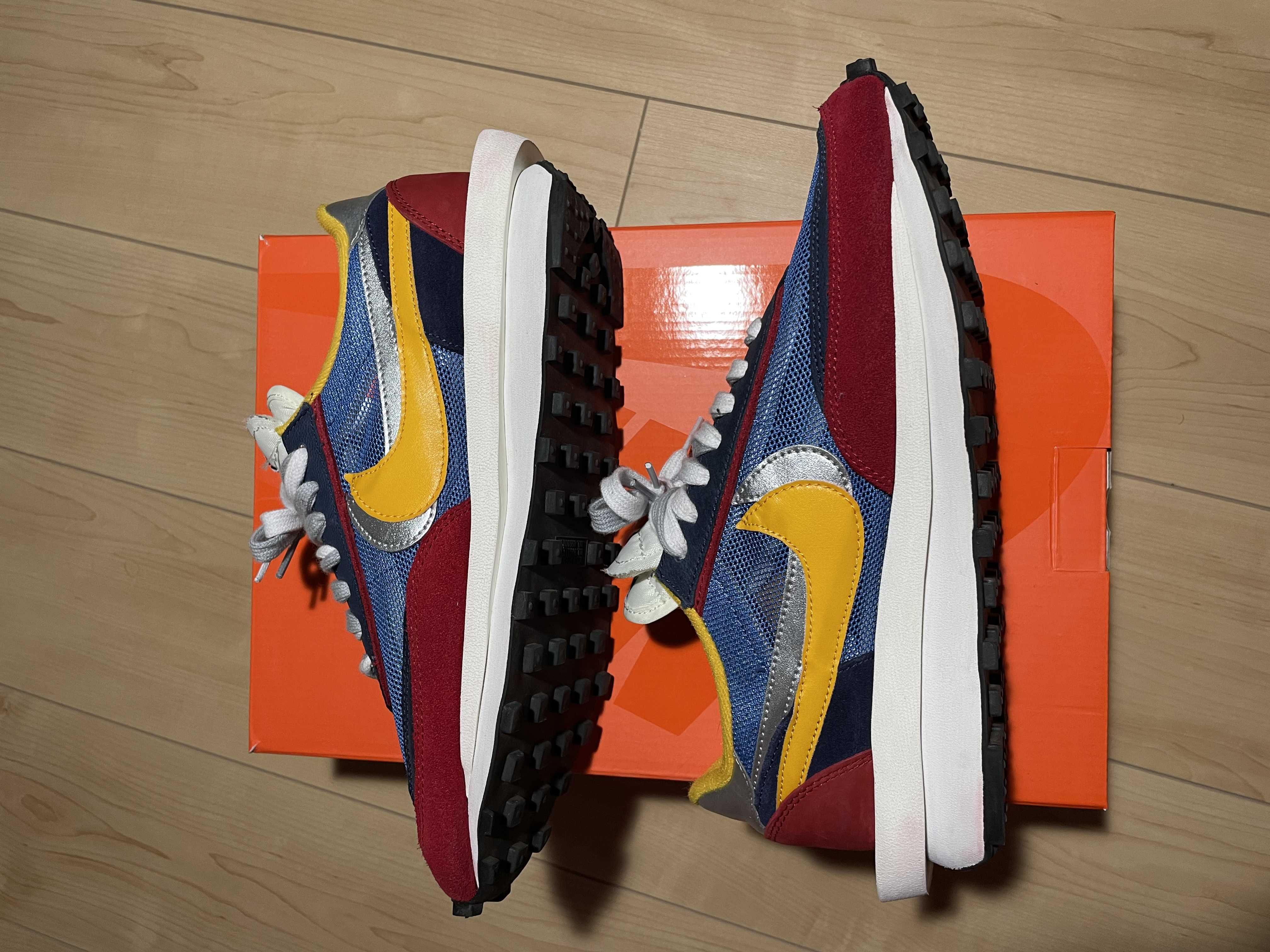 sacai × Nike LDV Waffle "Red/Blue"
