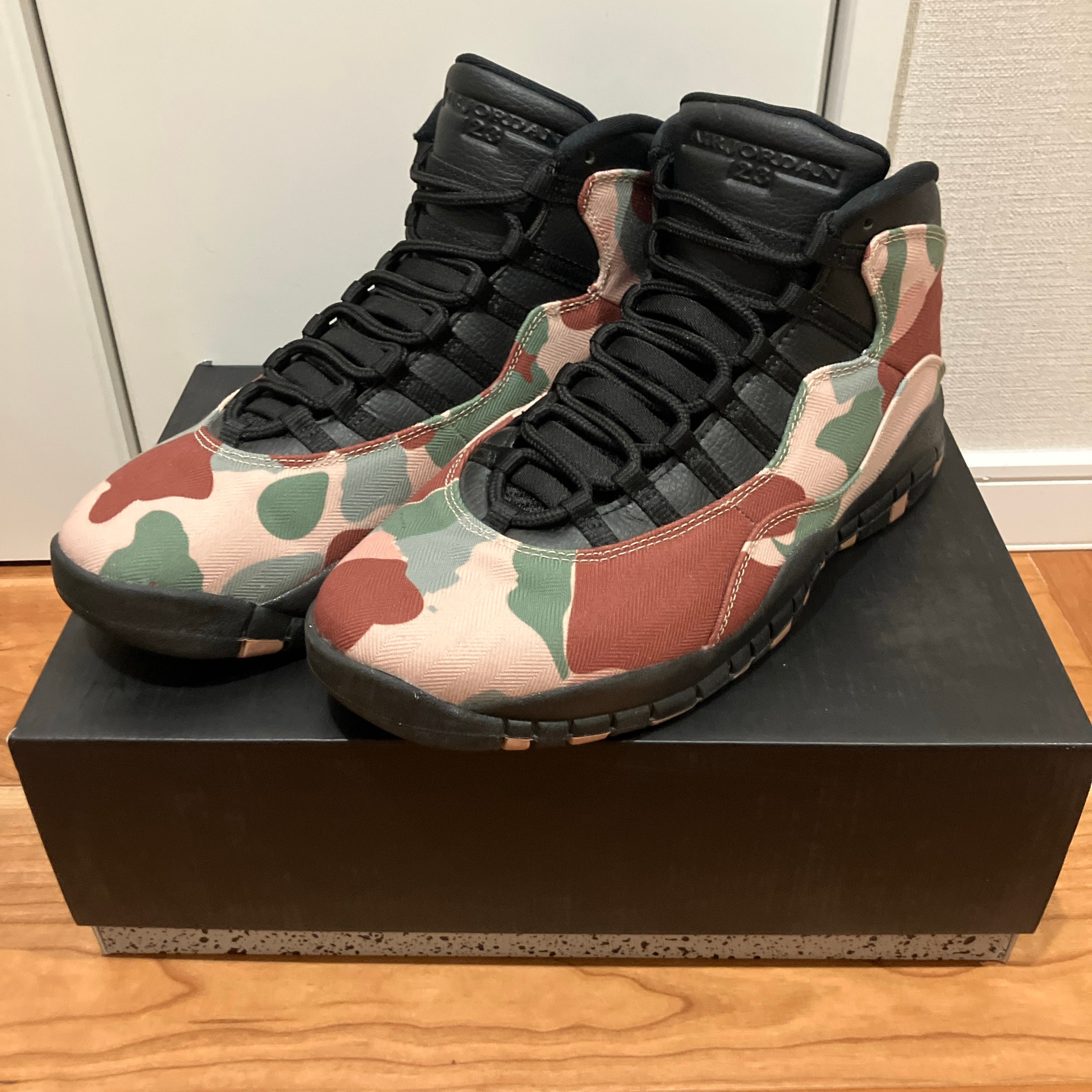 Nike Air Jordan 10 Retro "Duck Camo" Black/Clay