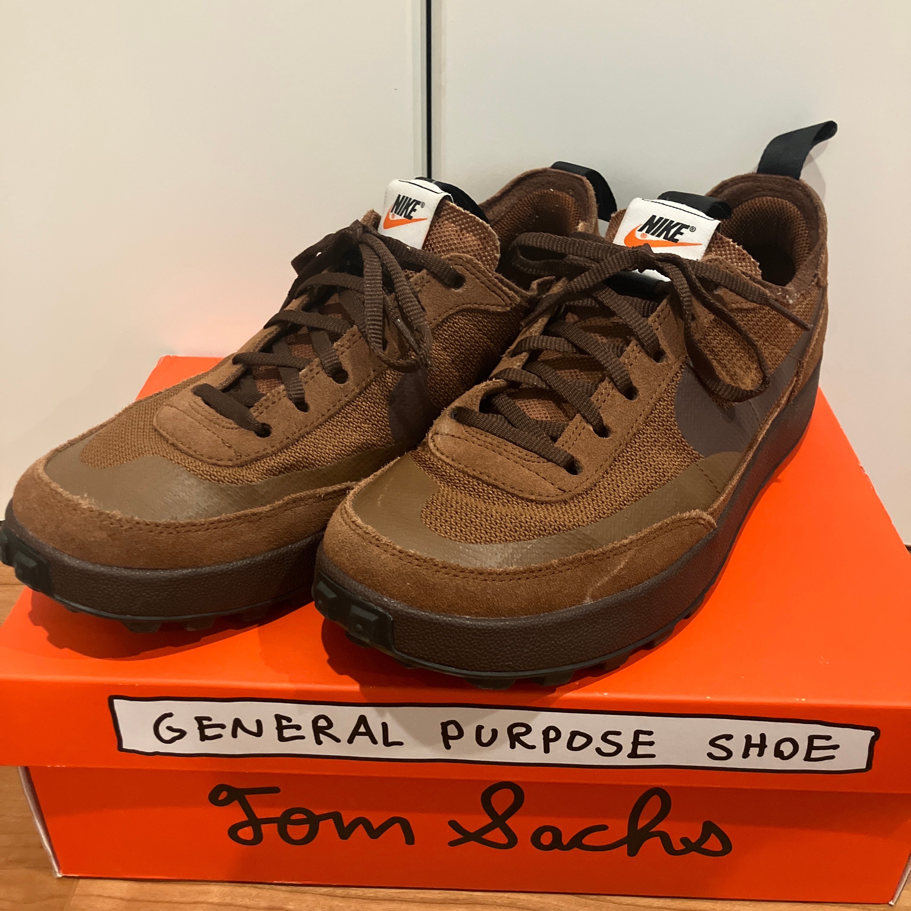 Tom Sachs × NikeCraft Women's General Purpose Shoe "Brown"