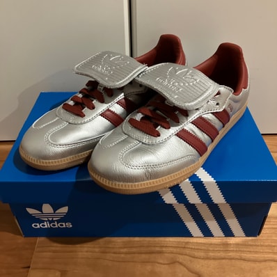 adidas Women's Samba LT "Silver Metallic/Preloved Ruby/Gum"