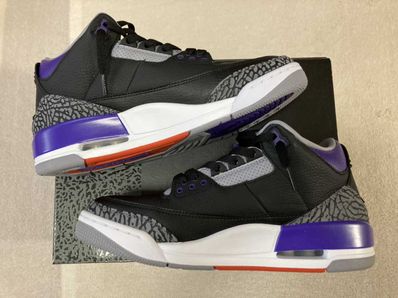 Nike Air Jordan 3 Retro "Black/Court Purple"