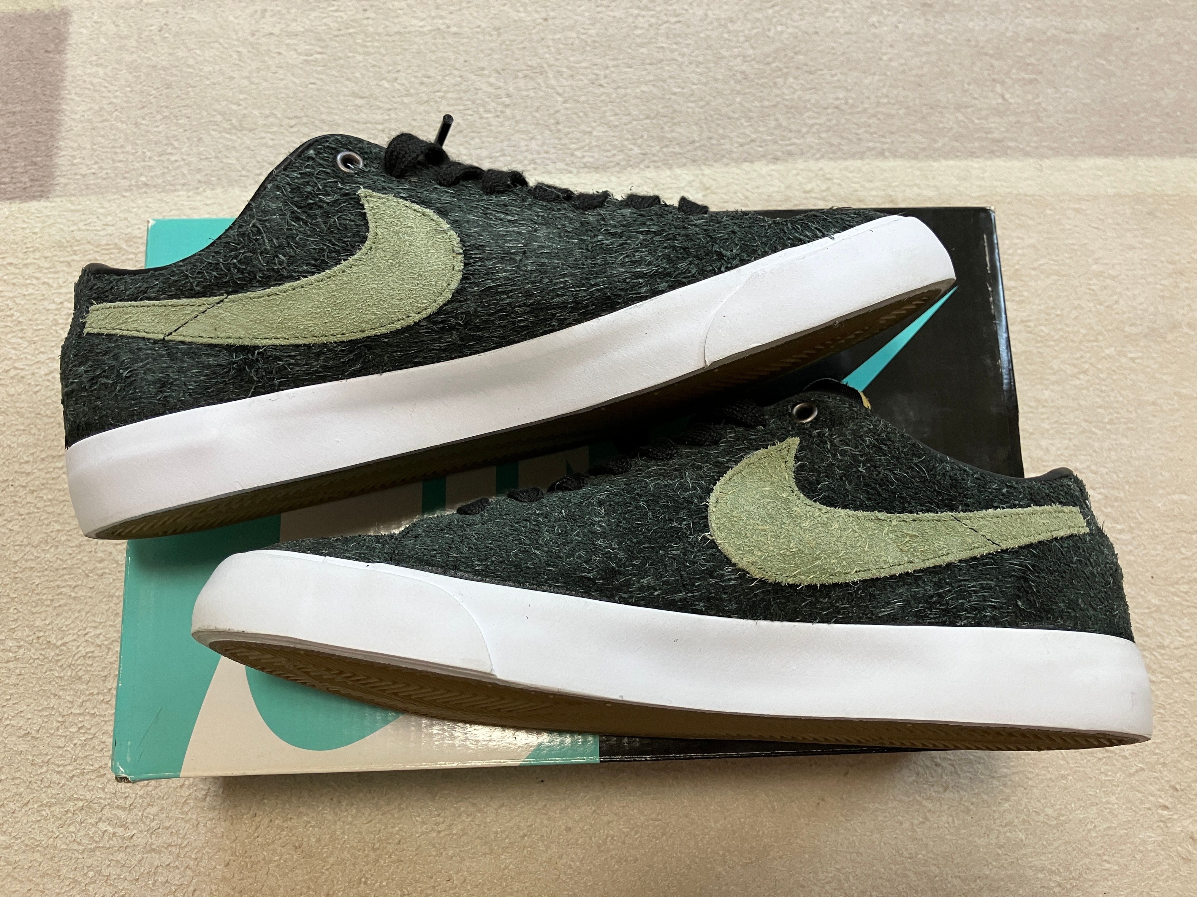 Stussy × Nike SB Blazer Low "Black/Palm Green"