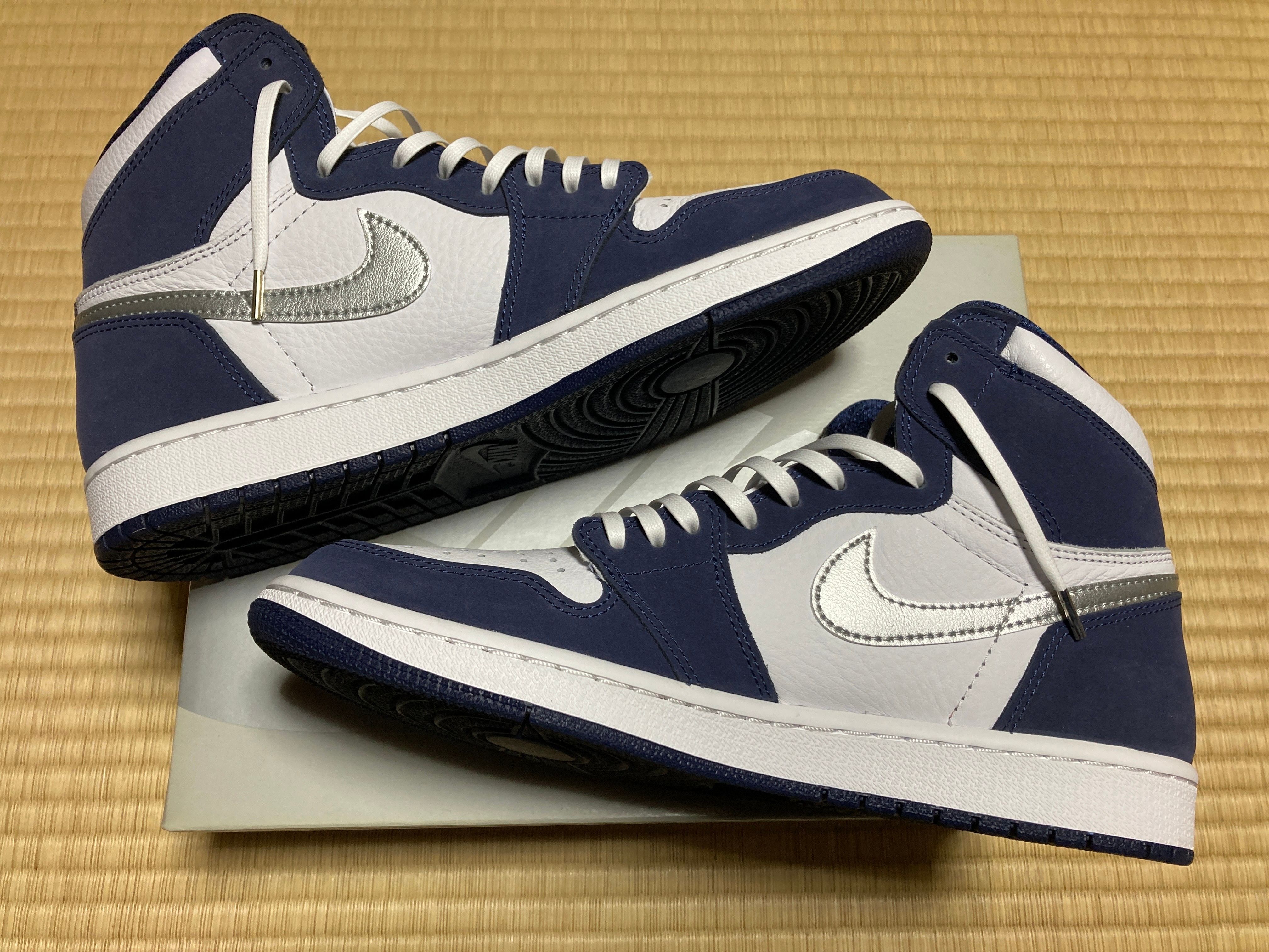 Nike Air Jordan 1 High OG CO.JP "White/Midnight Navy" (2020)(ブリーフケースなし)