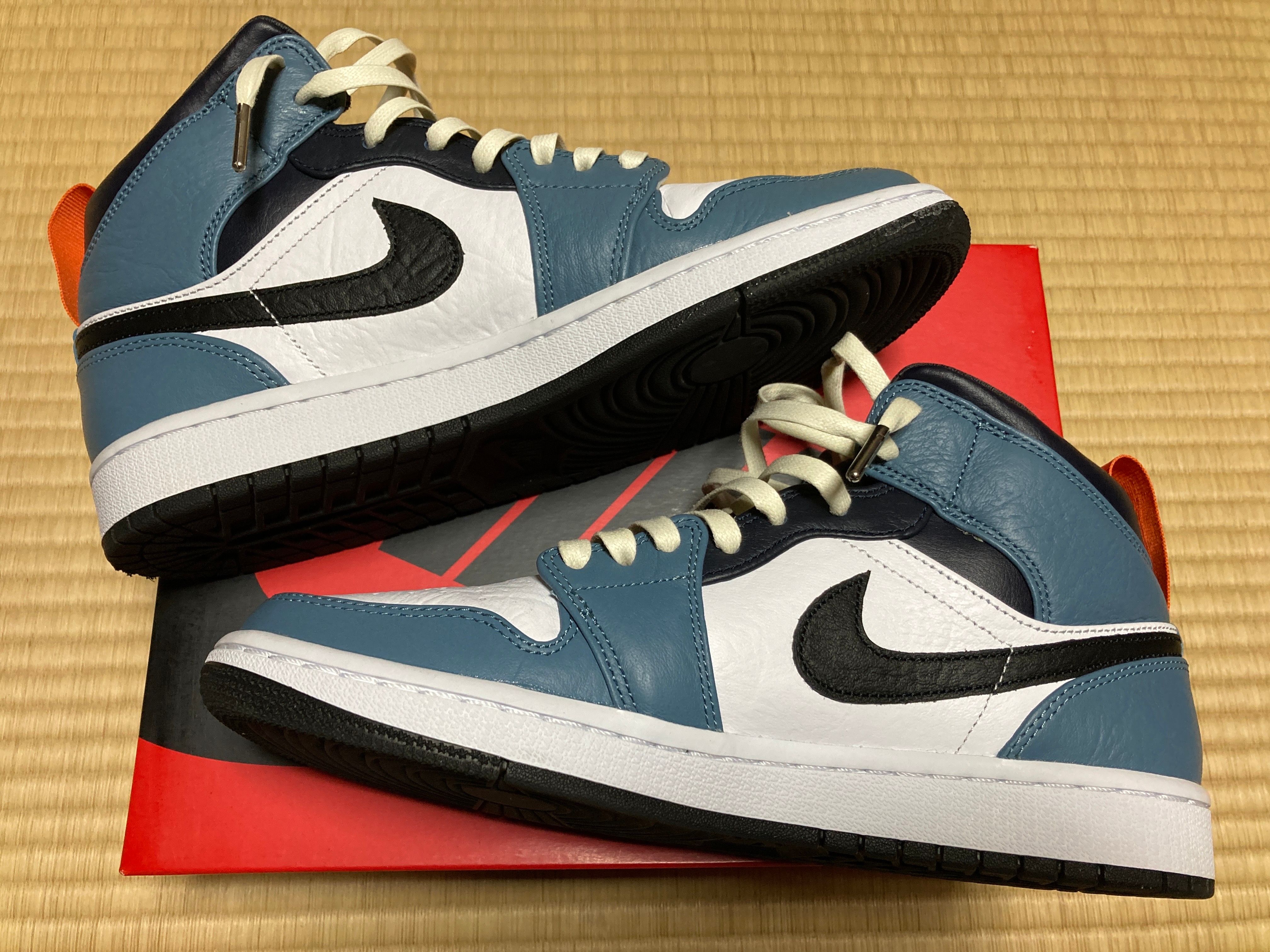 FACETASM × Nike Air Jordan 1 Mid "White/Navy"