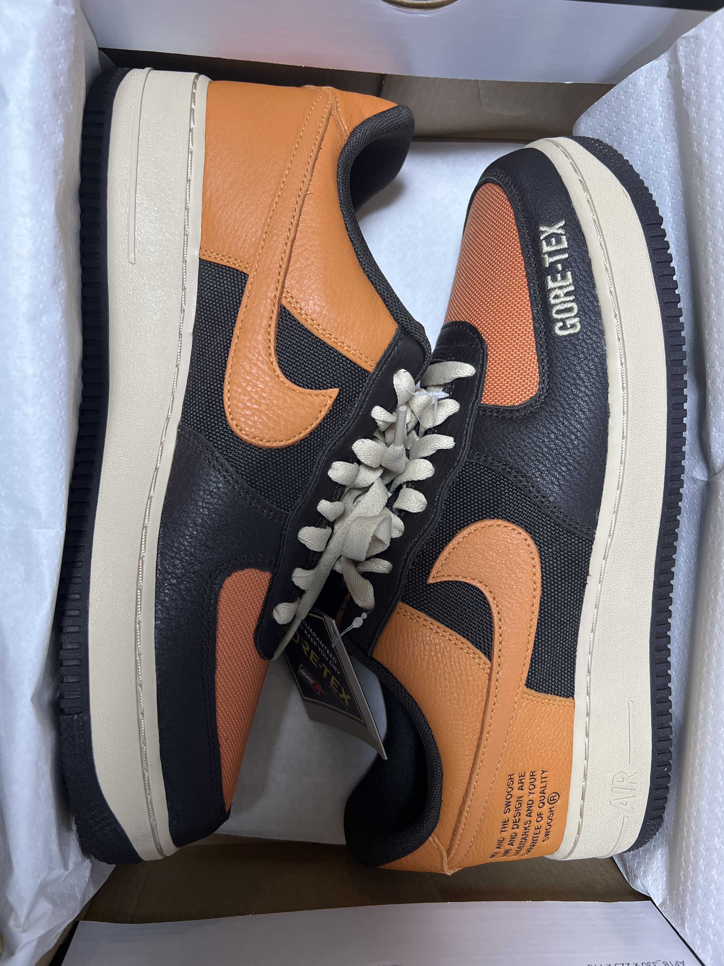 Nike Air Force 1 Low Gore-Tex "Brown/Hot Curry"