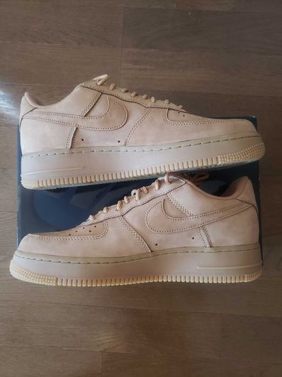 Supreme × Nike Air Force 1 Low "Flax/Wheat"