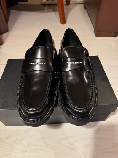 Fragment × COLE HAAN American Classics Penny Loafer "Black"