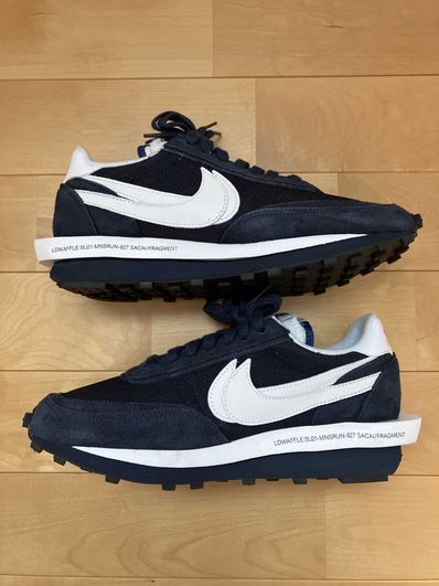 Fragment × sacai × Nike LD Waffle "Blackended Blue"