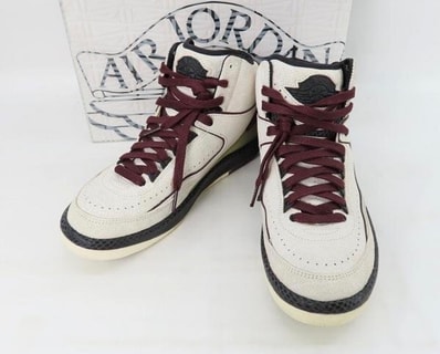 A Ma Maniere × Nike Air Jordan 2 "Airness/Sail and Burgundy"
