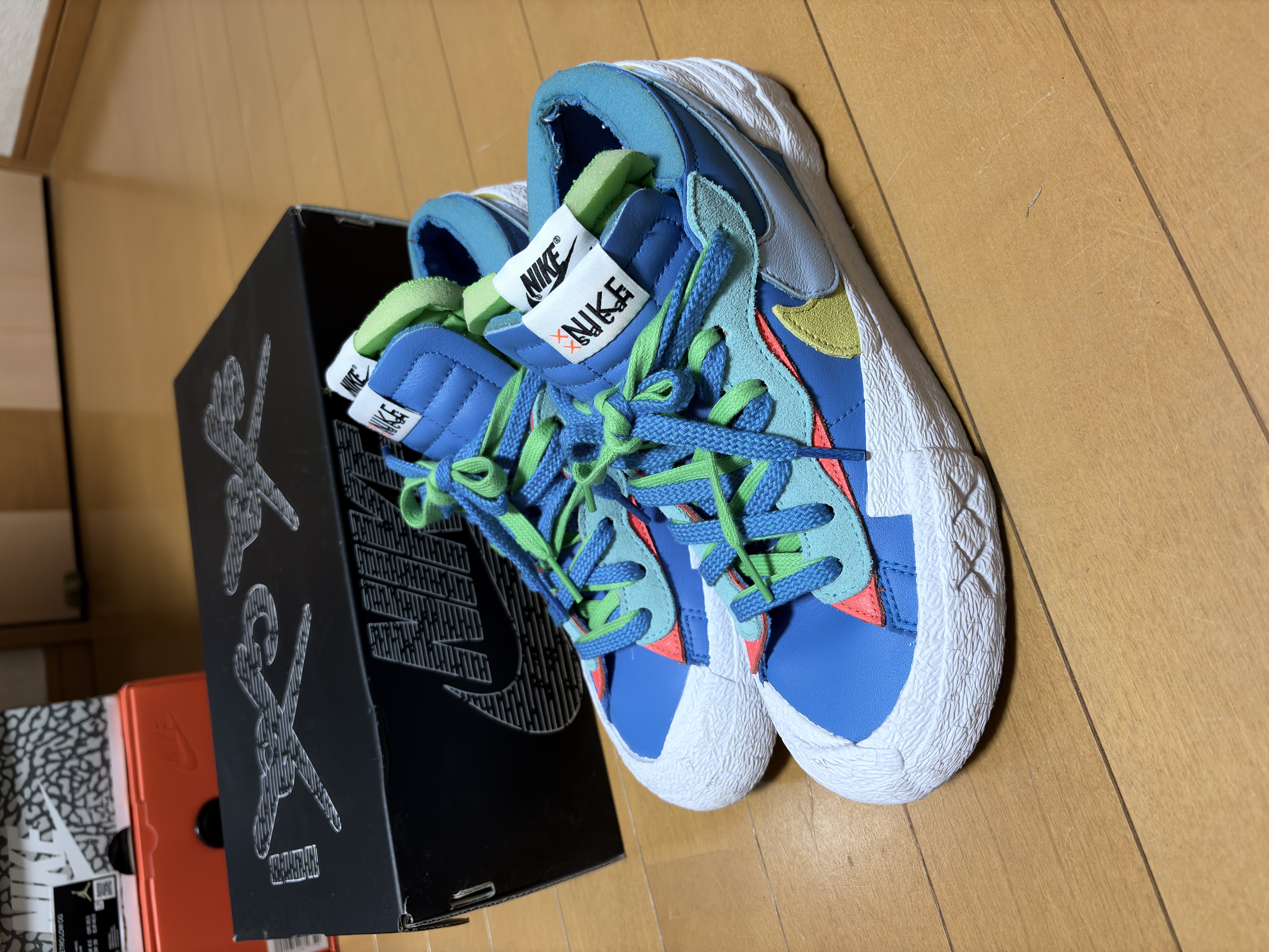 KAWS × sacai × Nike Blazer Low "Neptune Blue"