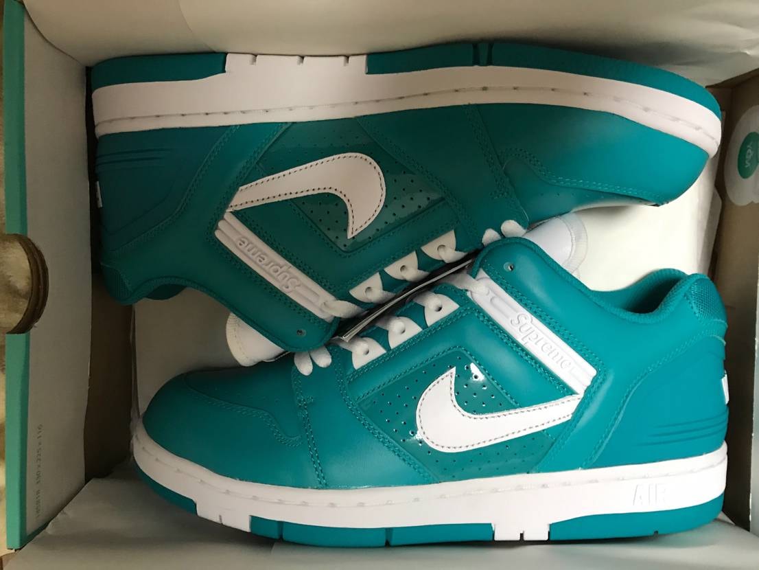 Supreme × Nike SB Air Force 2 Low "New Emerald"