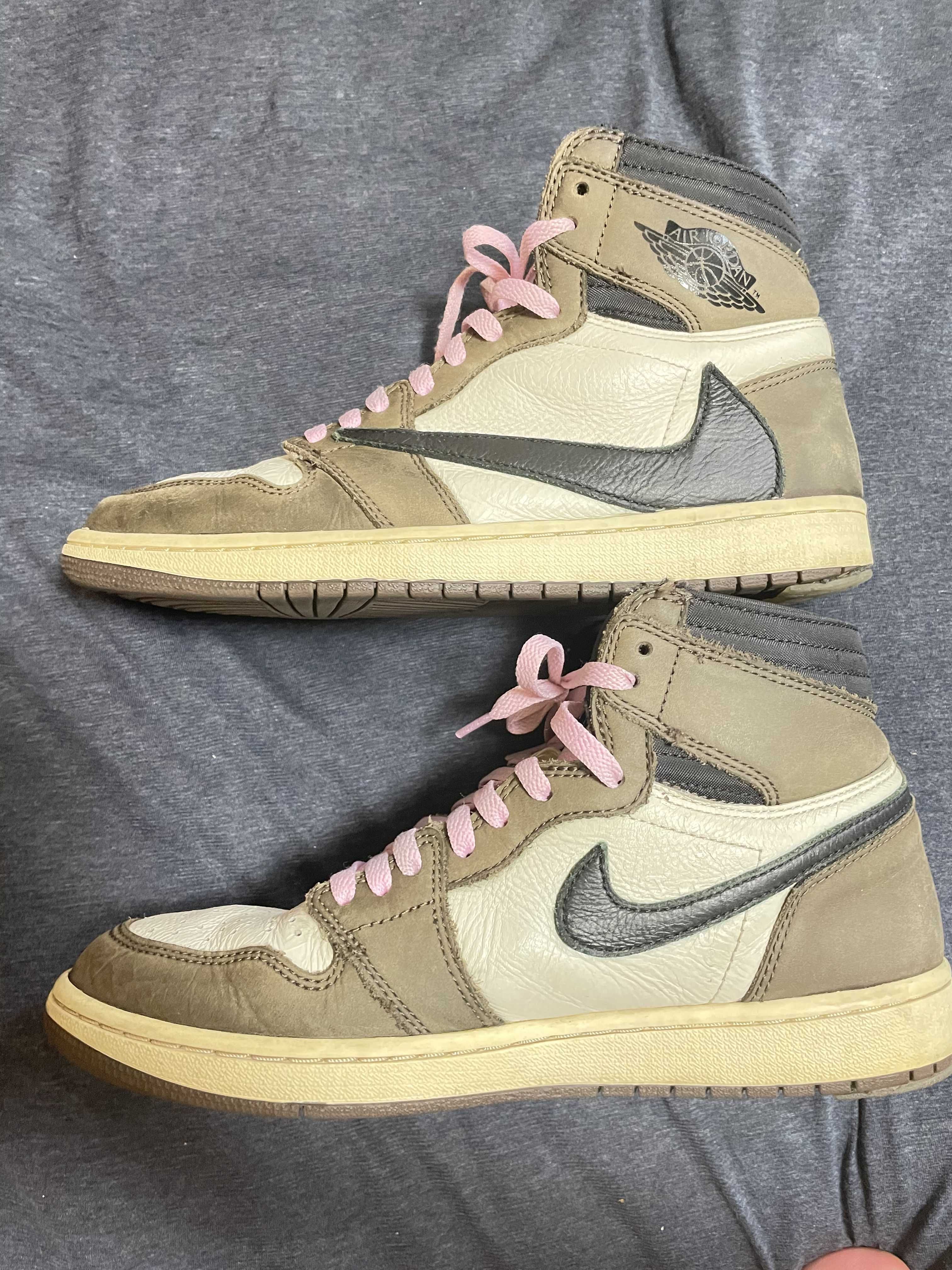 Travis Scott × Nike Air Jordan 1 Retro High OG TS SP "Sail/Dark Mocha"