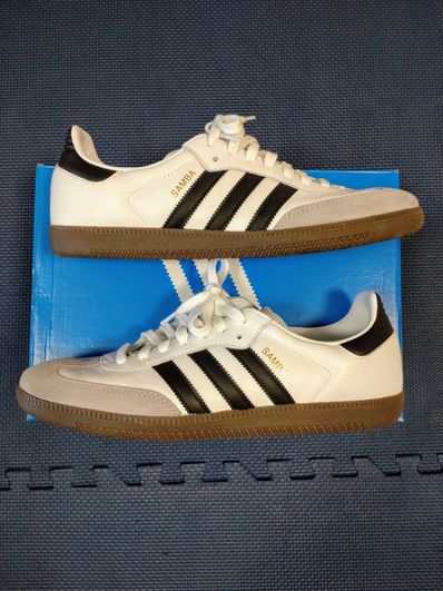 adidas Samba OG "Cloud White/Core Black/Clear Granite"