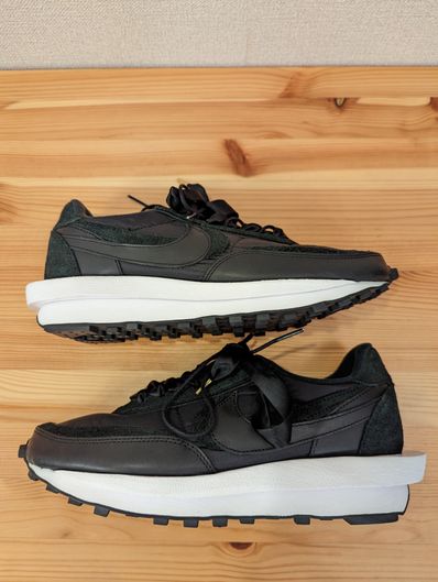 sacai × Nike LDV Waffle "Triple Black"