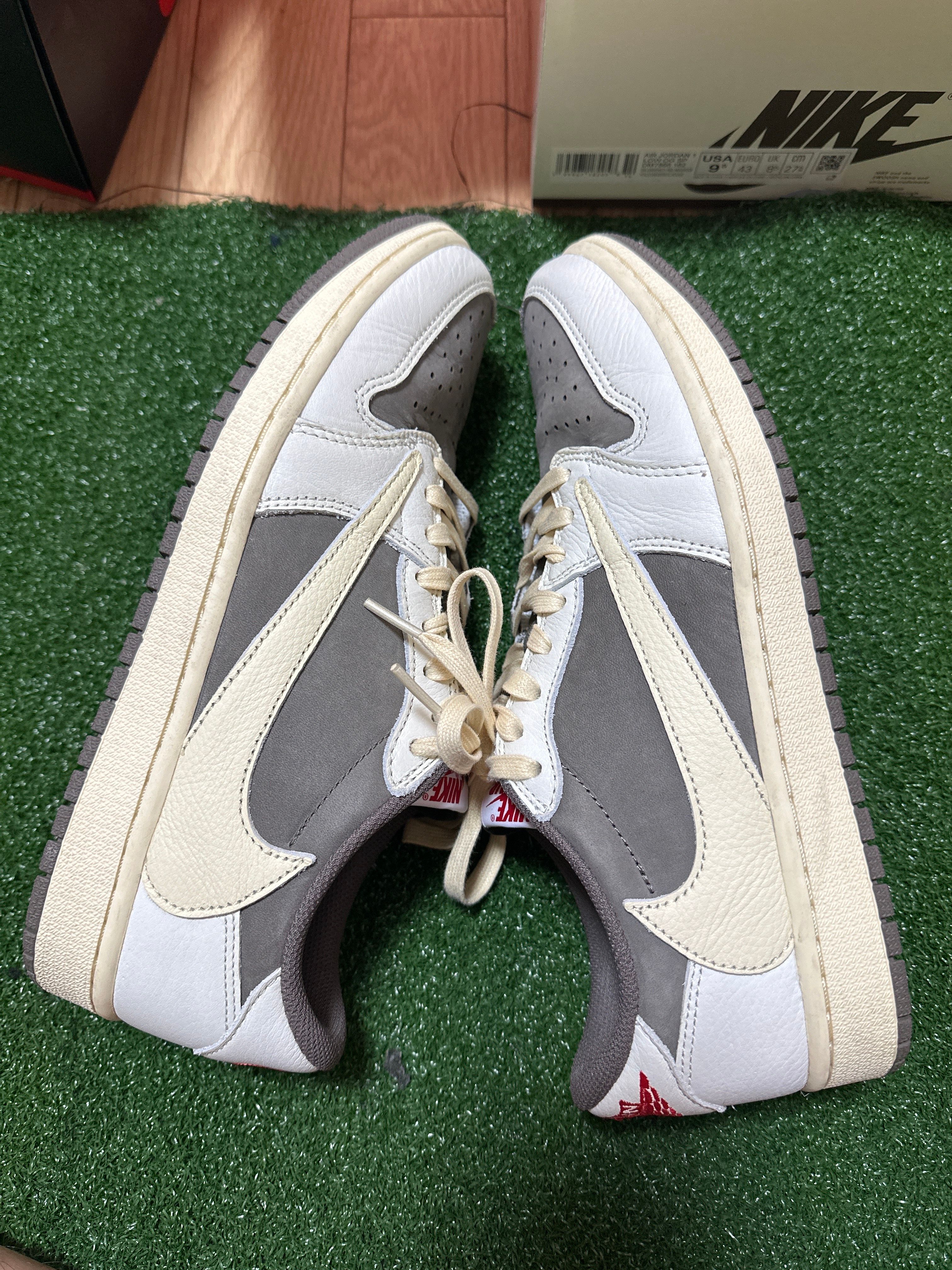 Travis Scott × Nike Air Jordan 1 Low OG SP "Reverse Mocha/Sail and Ridgerock"