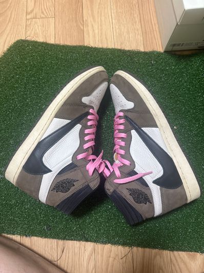 Travis Scott × Nike Air Jordan 1 Retro High OG TS SP "Sail/Dark Mocha"