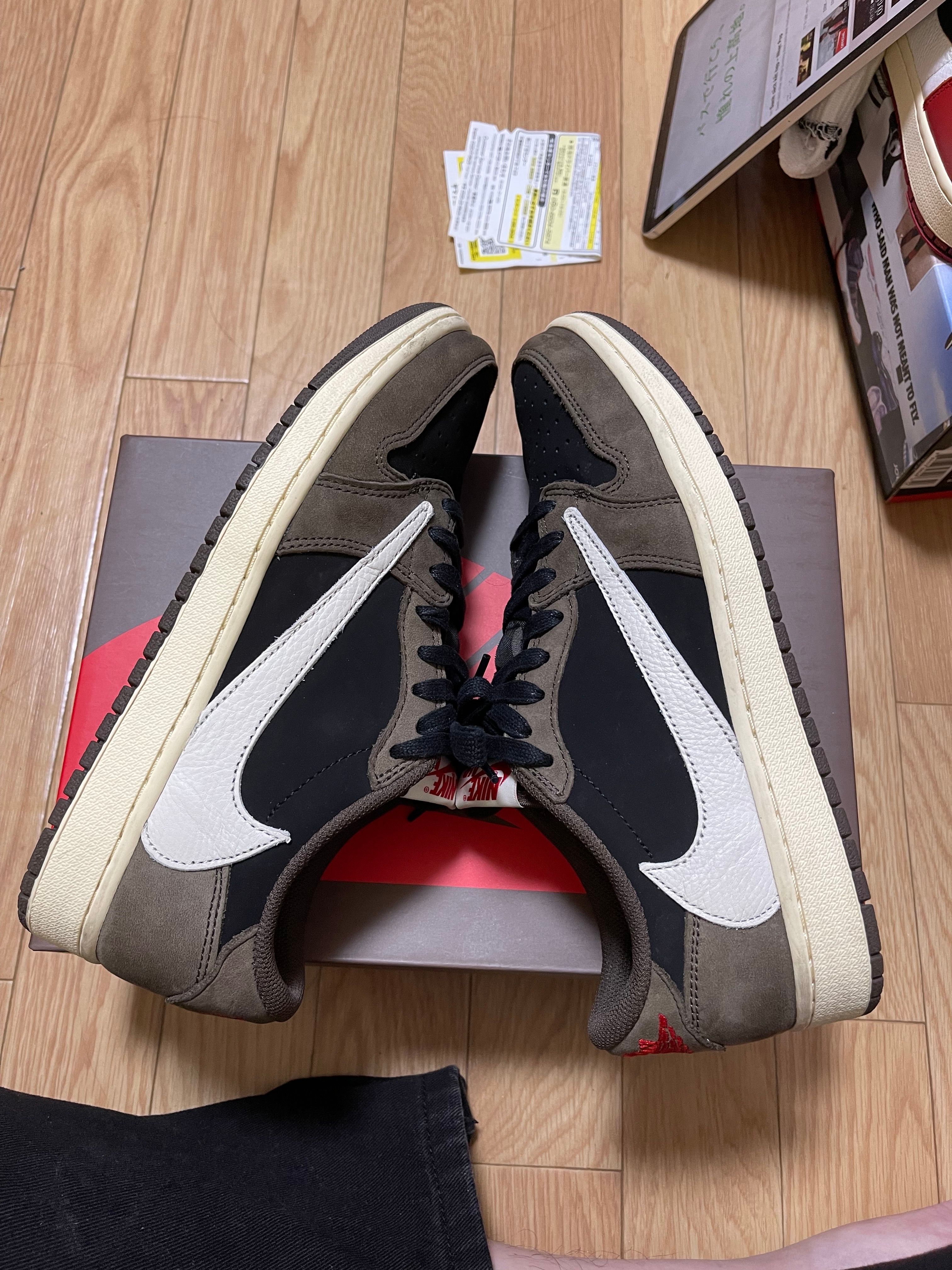 Travis Scott × Nike Air Jordan 1 Low OG SP-T  "Black/Dark Mocha"