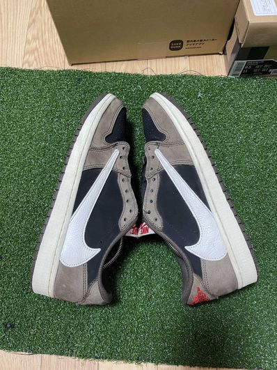 Travis Scott × Nike Air Jordan 1 Low OG SP-T "Black/Dark Mocha"