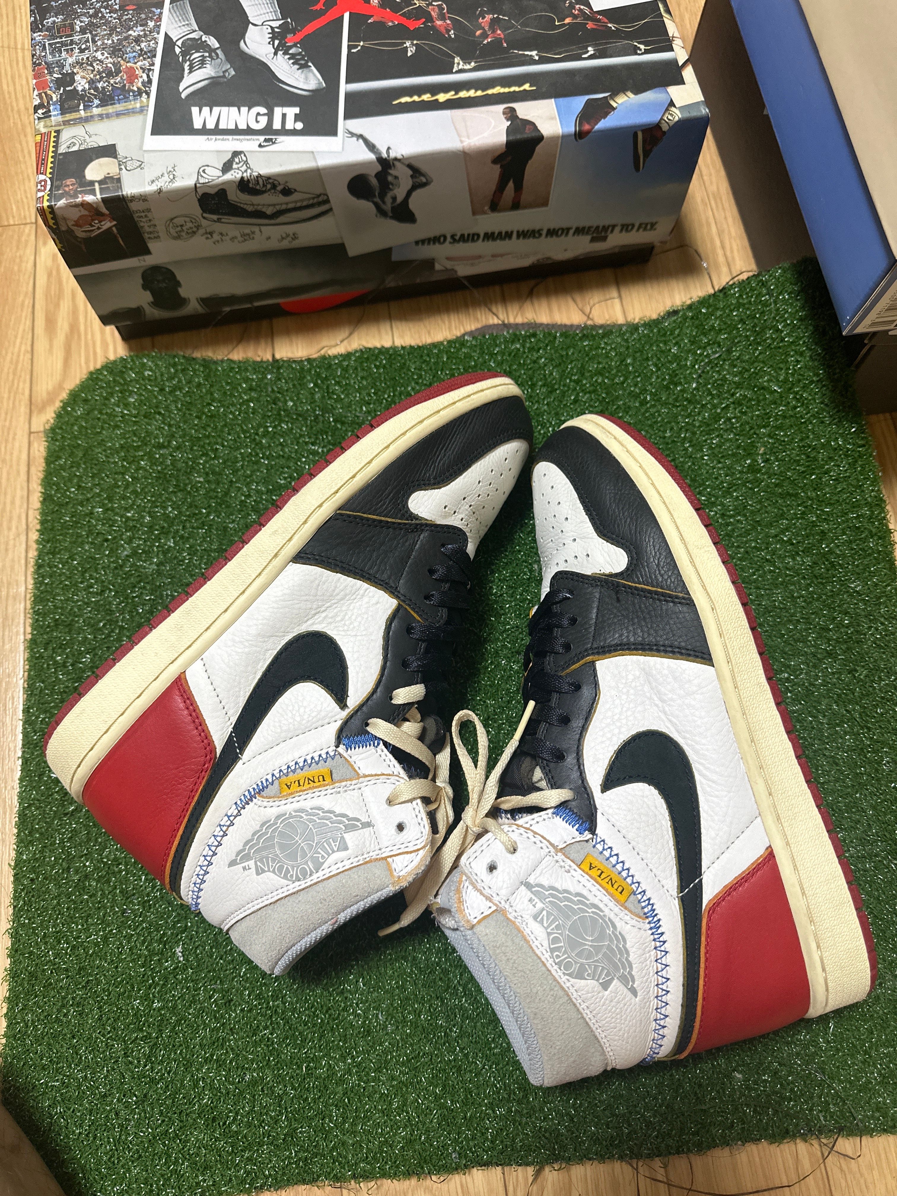 UNION × Nike Air Jordan 1 Retro High OG NRG "Varsity Red/Wolf Grey"
