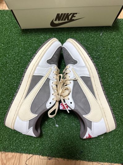 Travis Scott × Nike Air Jordan 1 Low OG SP "Reverse Mocha/Sail and Ridgerock"