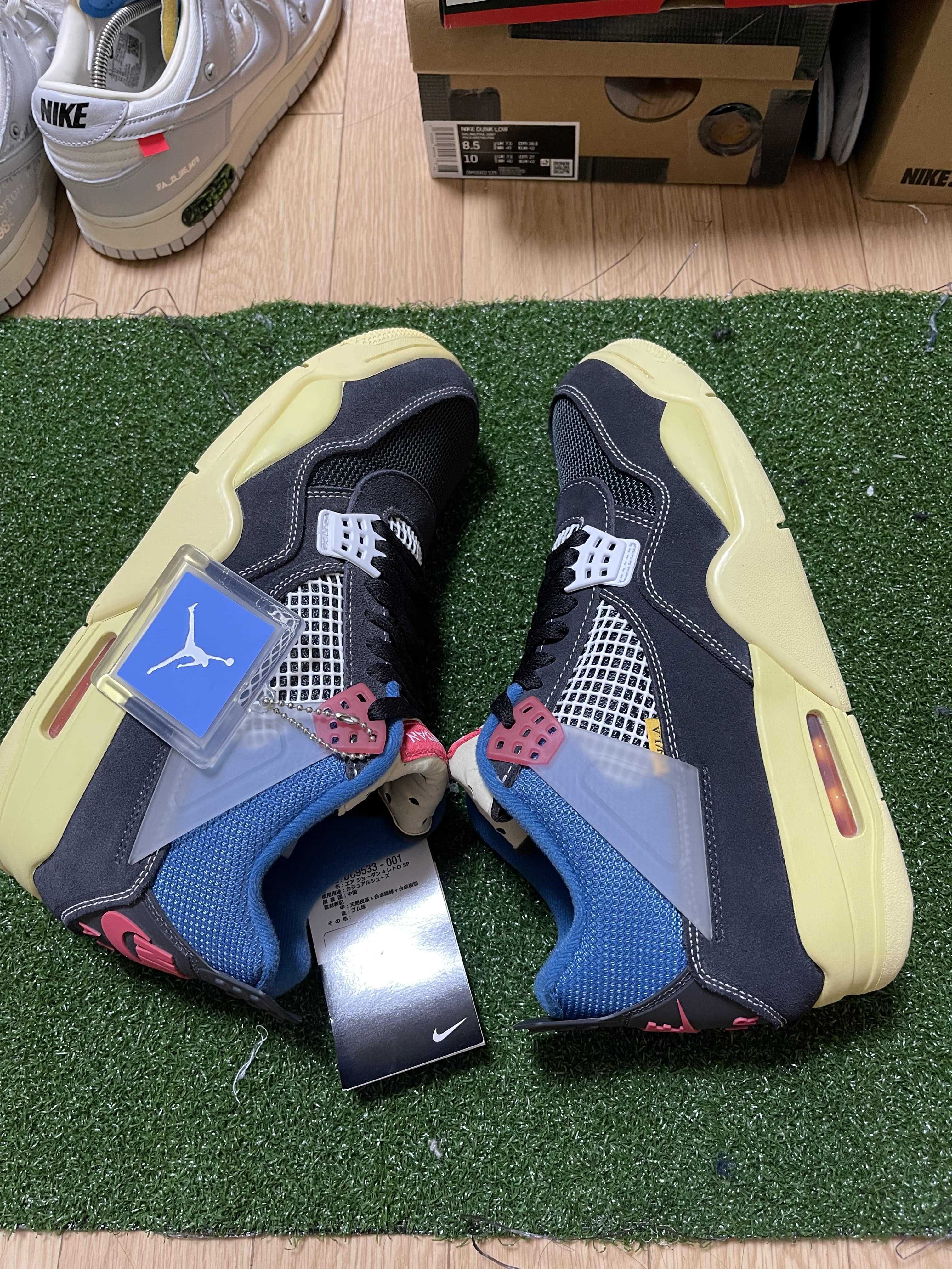 UNION × NIKE AIR JORDAN 4 "OFF NOIR"