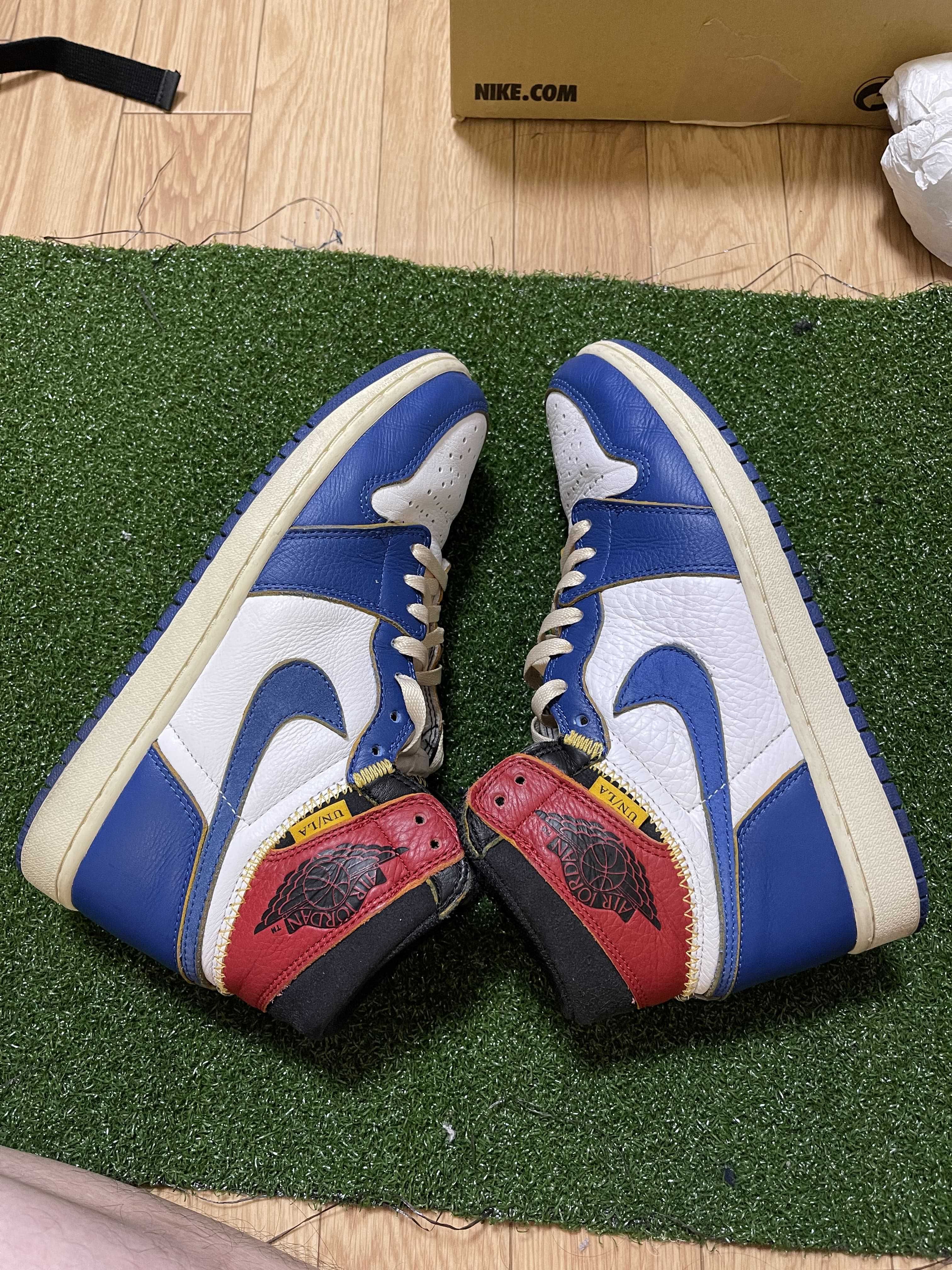 Union × Nike Air Jordan 1 Retro High OG NRG "Storm Blue/Varsity Red"