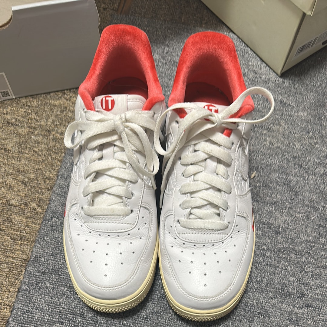 KITH × Nike Air Force 1 Low "White/Red"