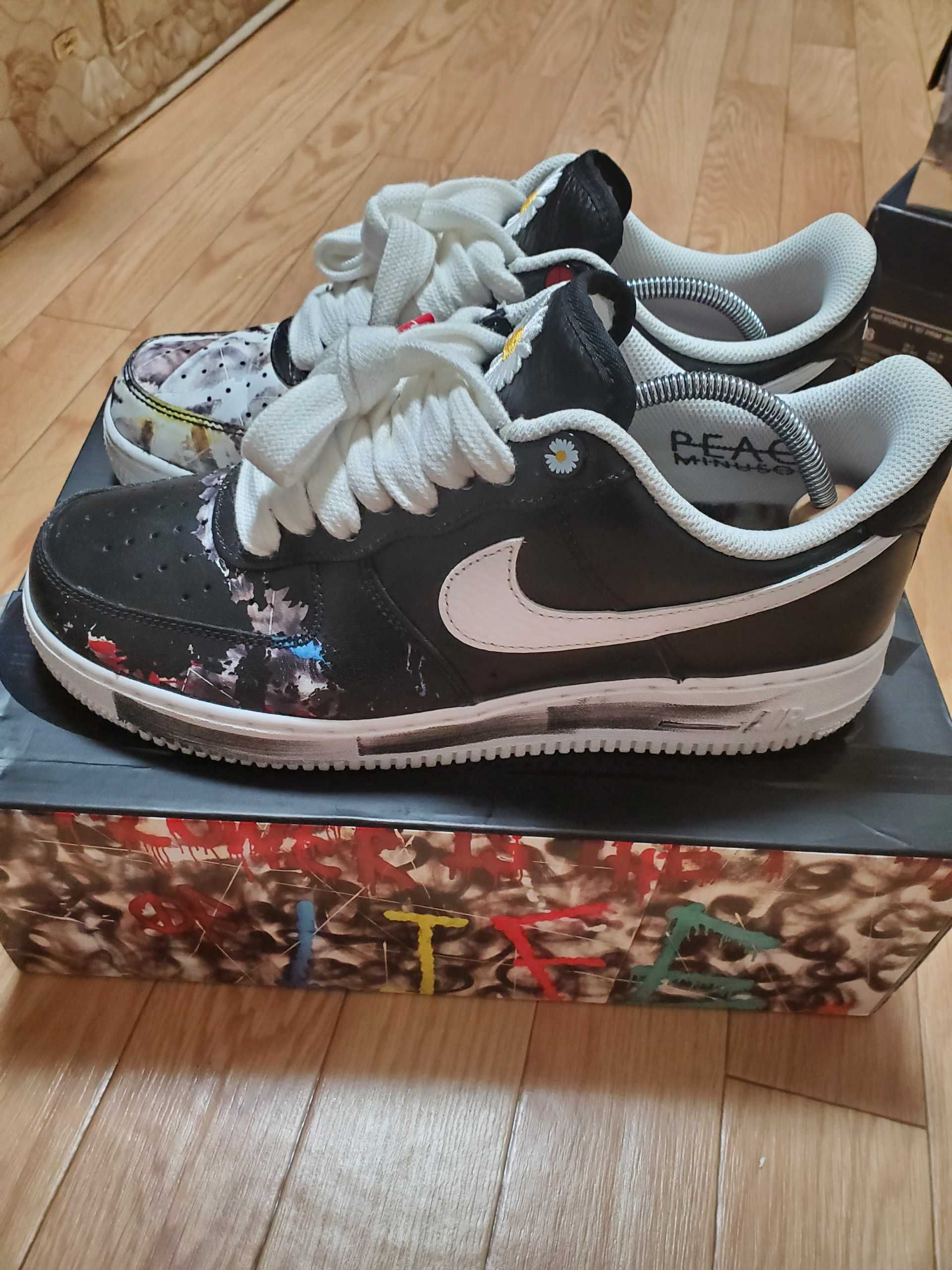 PEACEMINUSONE × Nike Air Force 1 Low Para Noise "Black" / G-DRAGON