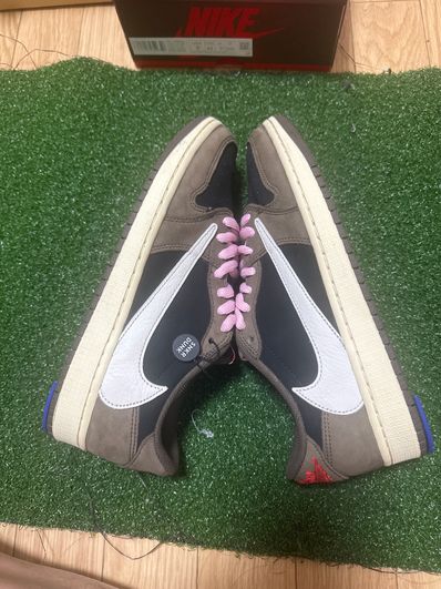 Travis Scott × Nike Air Jordan 1 Low OG SP-T "Black/Dark Mocha"