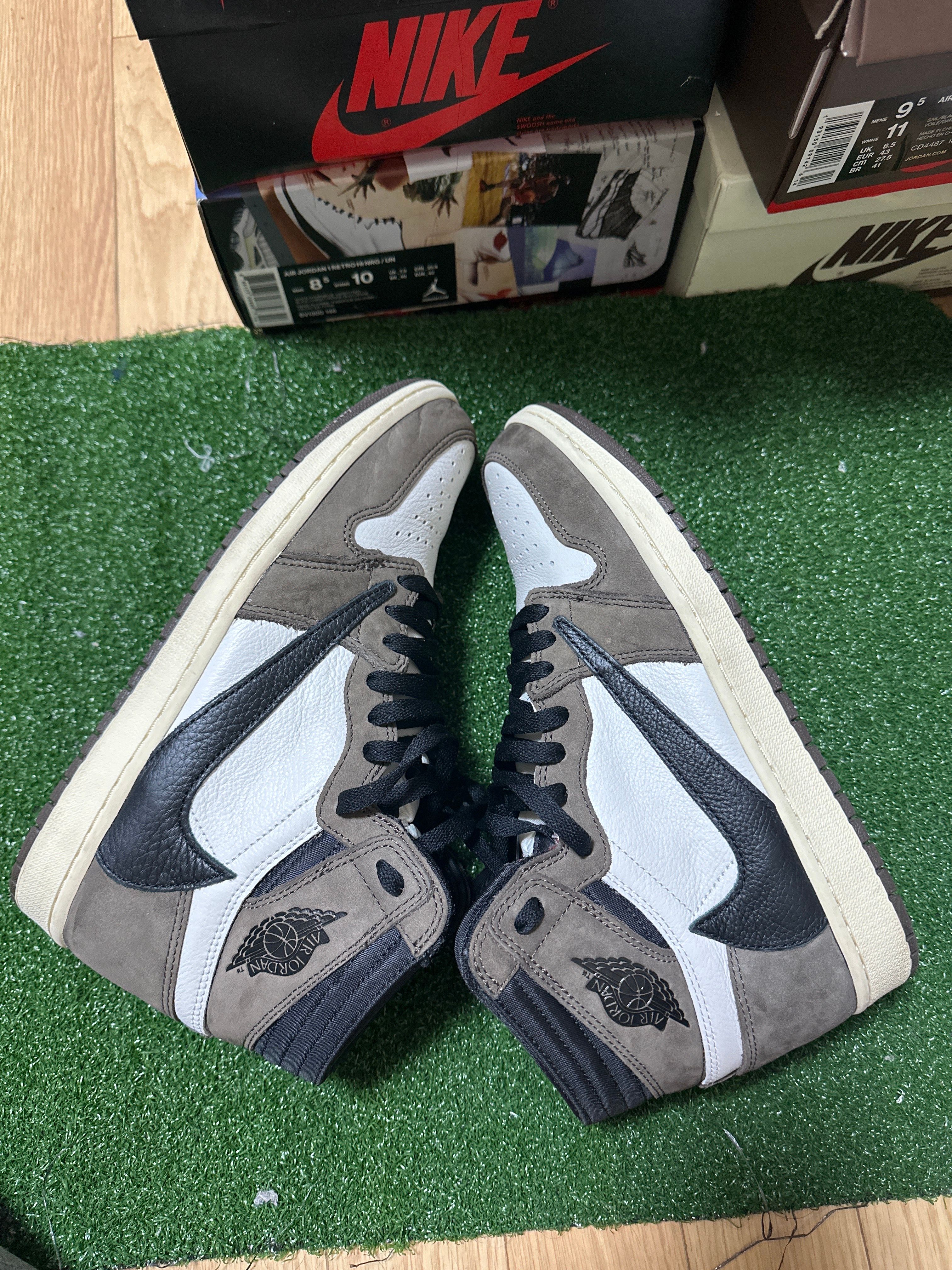 Travis Scott × Nike Air Jordan 1 Retro High OG TS SP "Sail/Dark Mocha"