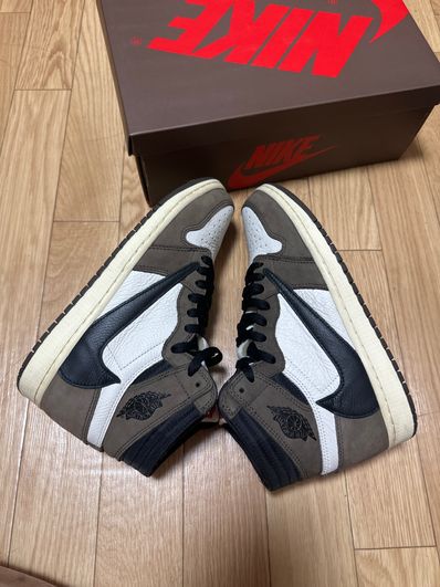 Travis Scott × Nike Air Jordan 1 Retro High OG TS SP "Sail/Dark Mocha"