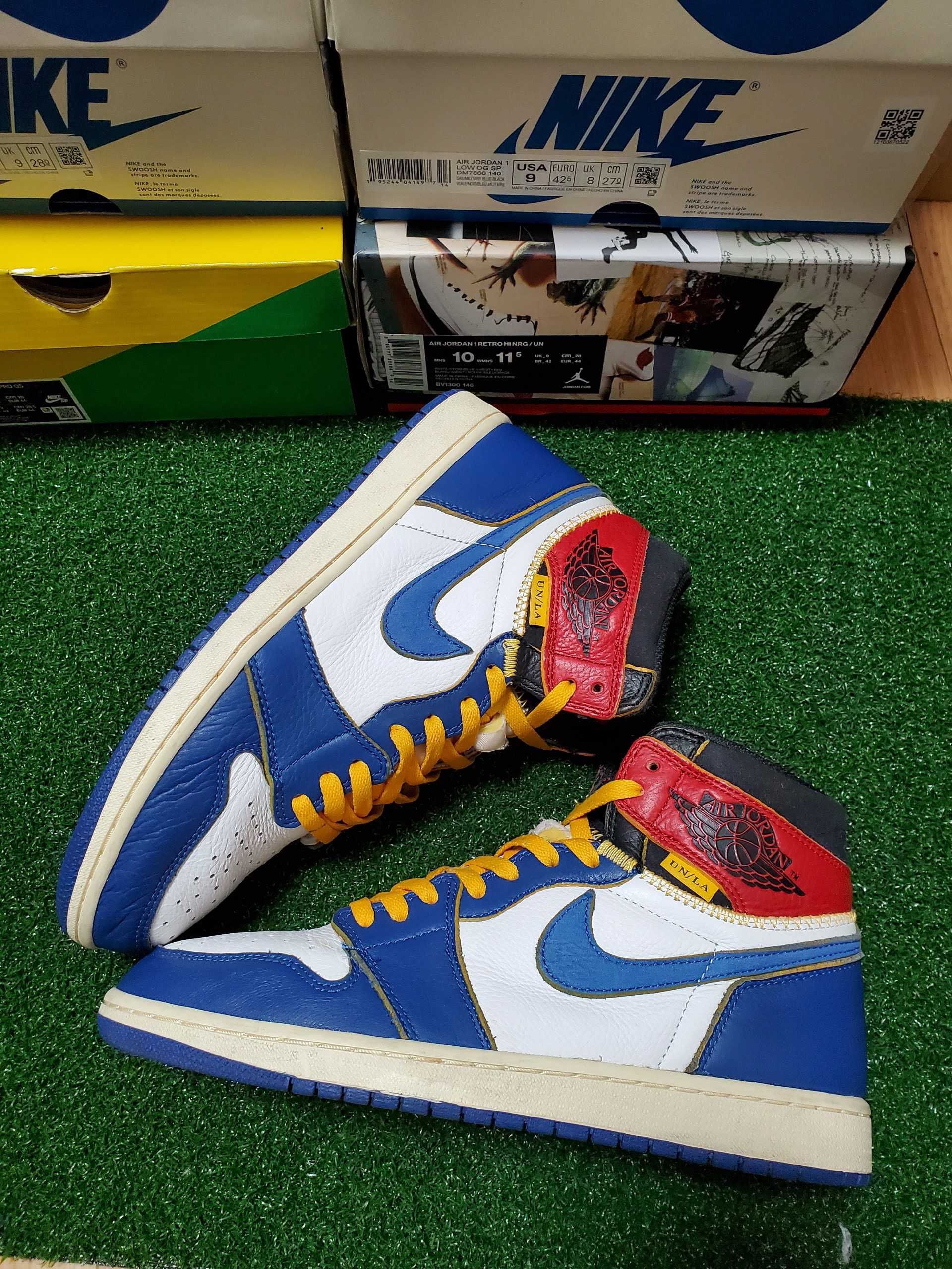 Union × Nike Air Jordan 1 Retro High OG NRG "Storm Blue/Varsity Red"