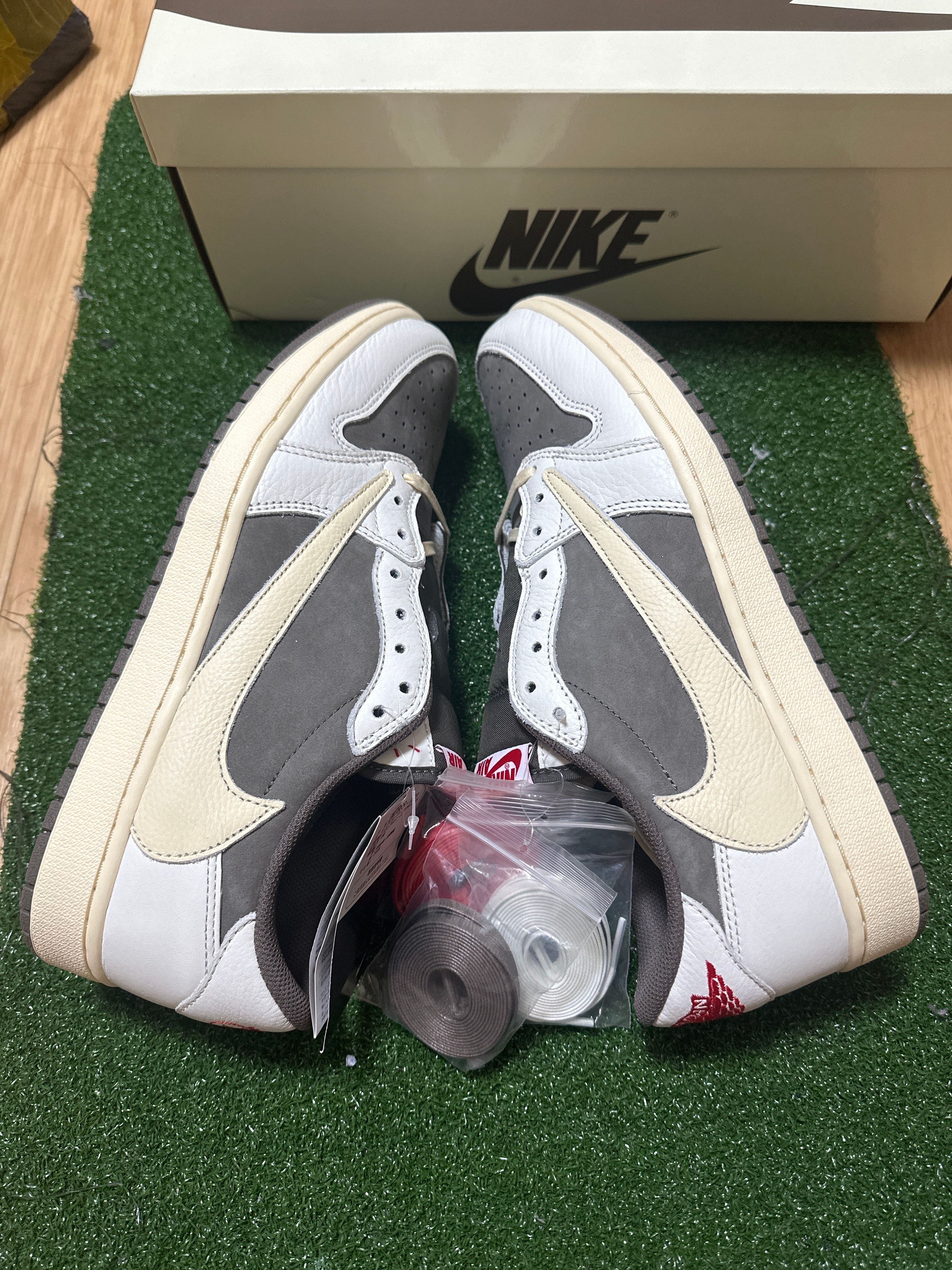 Travis Scott × Nike Air Jordan 1 Low OG SP "Reverse Mocha/Sail and Ridgerock"