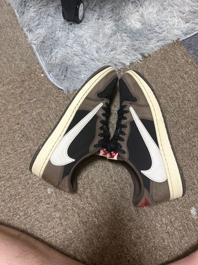 Travis Scott × Nike Air Jordan 1 Low OG SP-T "Black/Dark Mocha"