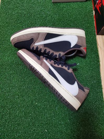Travis Scott × Nike Air Jordan 1 Low OG SP-T "Black/Dark Mocha"