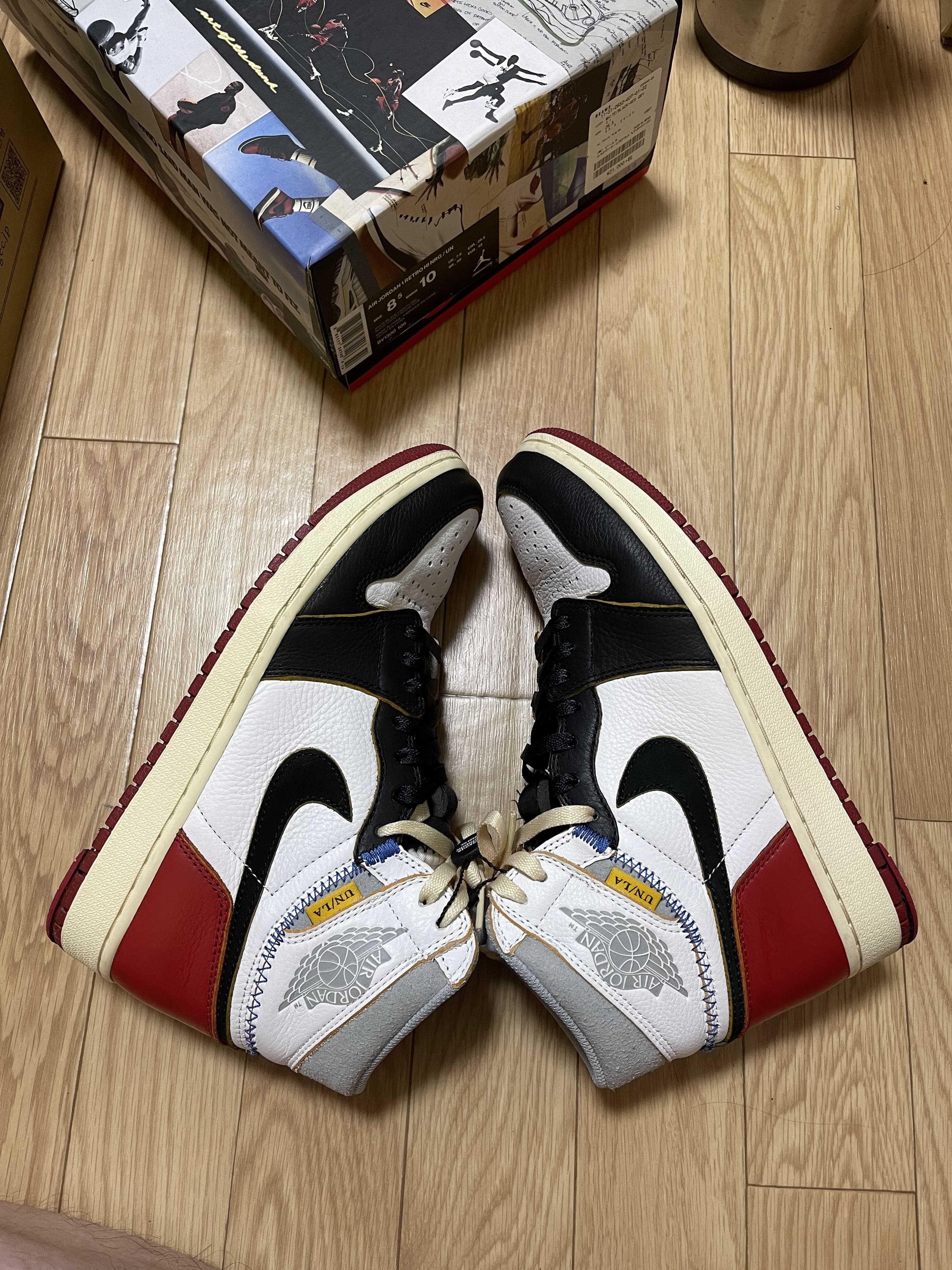 UNION × Nike Air Jordan 1 Retro High OG NRG "Varsity Red/Wolf Grey"