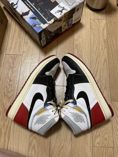 UNION × Nike Air Jordan 1 Retro High OG NRG "Varsity Red/Wolf Grey"