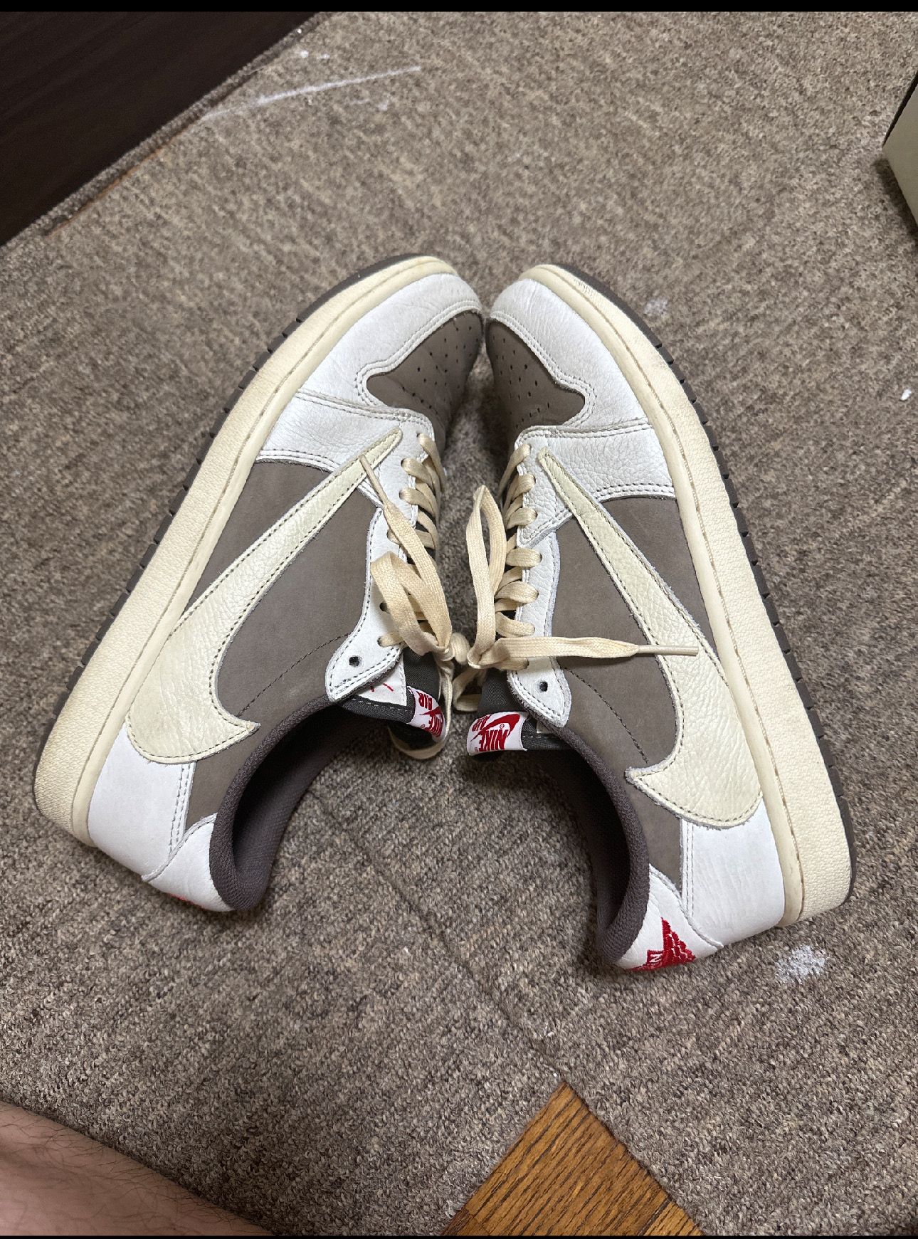 Travis Scott × Nike Air Jordan 1 Low OG SP "Reverse Mocha/Sail and Ridgerock"
