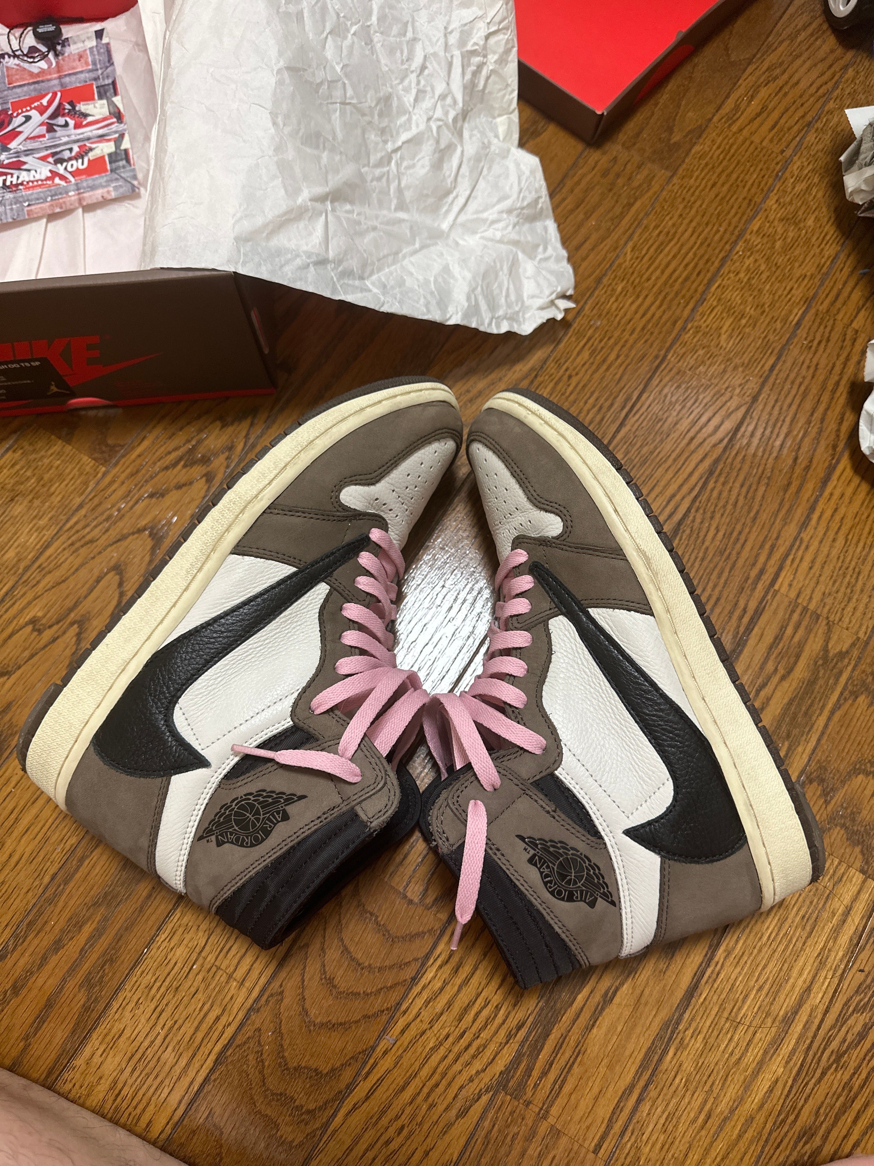 Travis Scott × Nike Air Jordan 1 Retro High OG TS SP "Sail/Dark Mocha"