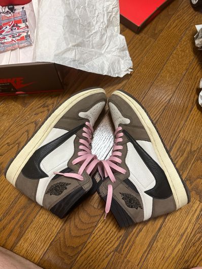 Travis Scott × Nike Air Jordan 1 Retro High OG TS SP "Sail/Dark Mocha"
