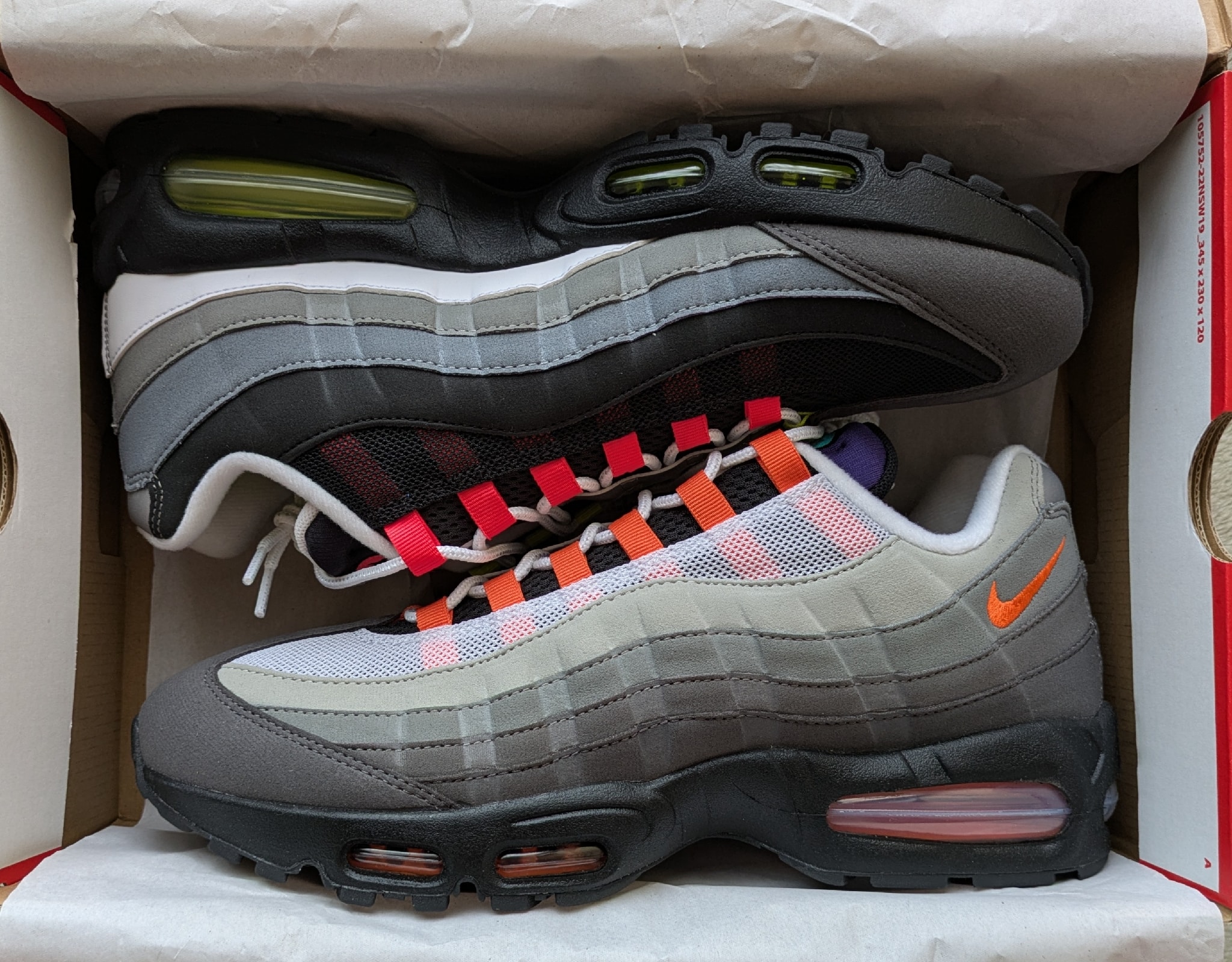 Nike Air Max 95 Big Bubble PRM "Greedy/White/Medium Ash" (2026)