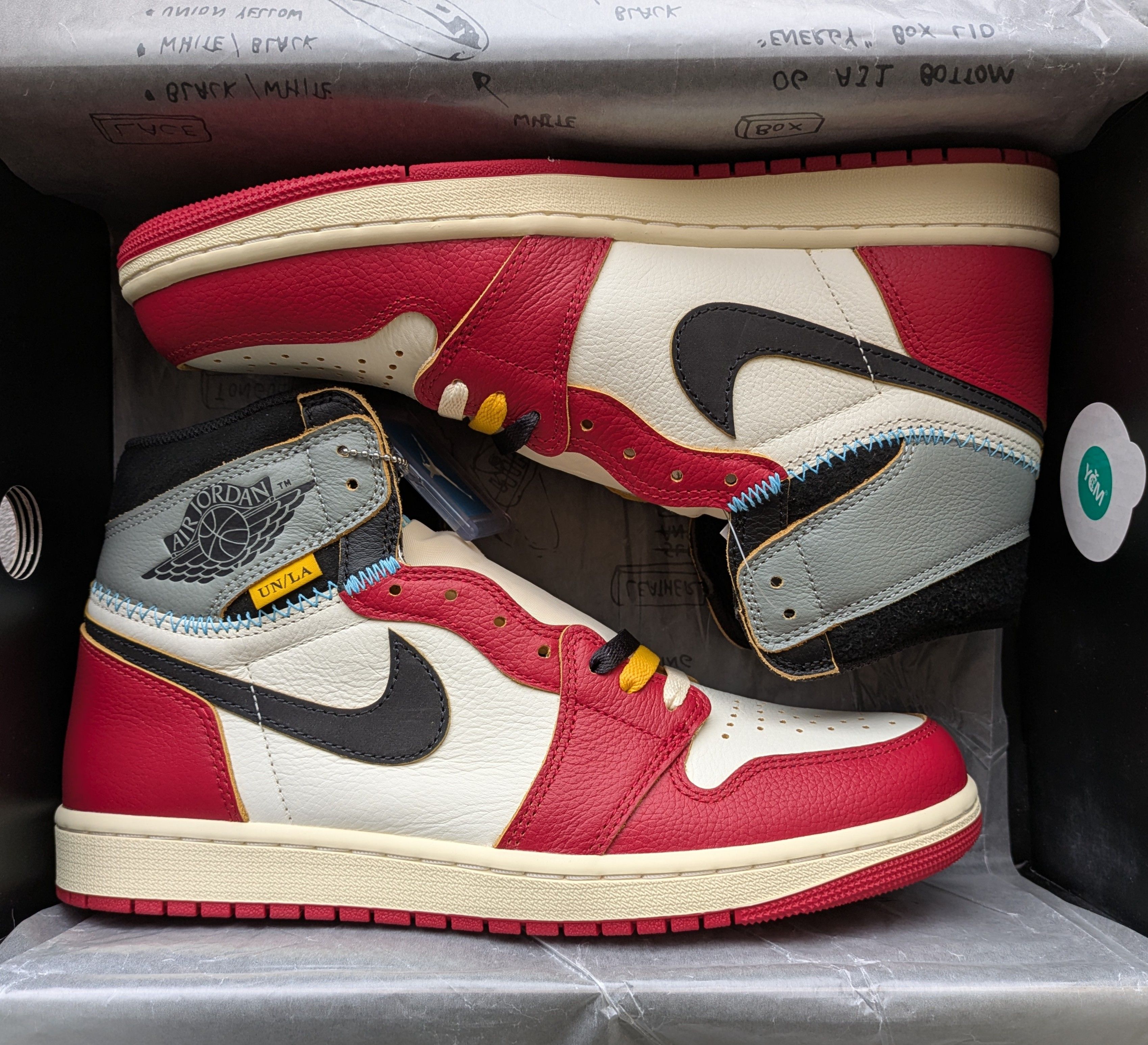 UNION × Nike Air Jordan 1 Retro High OG "Chicago/Shadow"