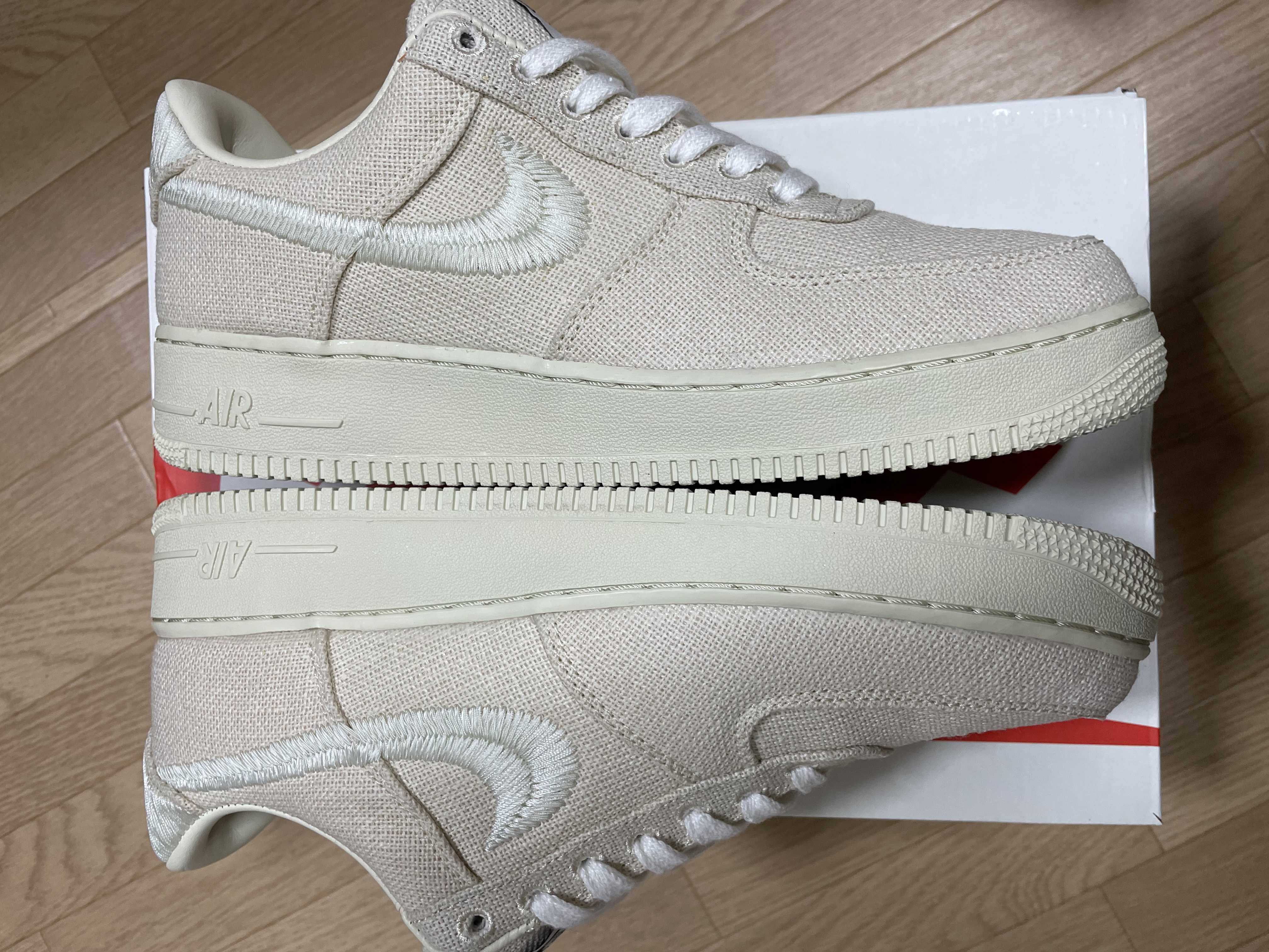 Stussy × Nike Air Force 1 Low "Fossil Stone"