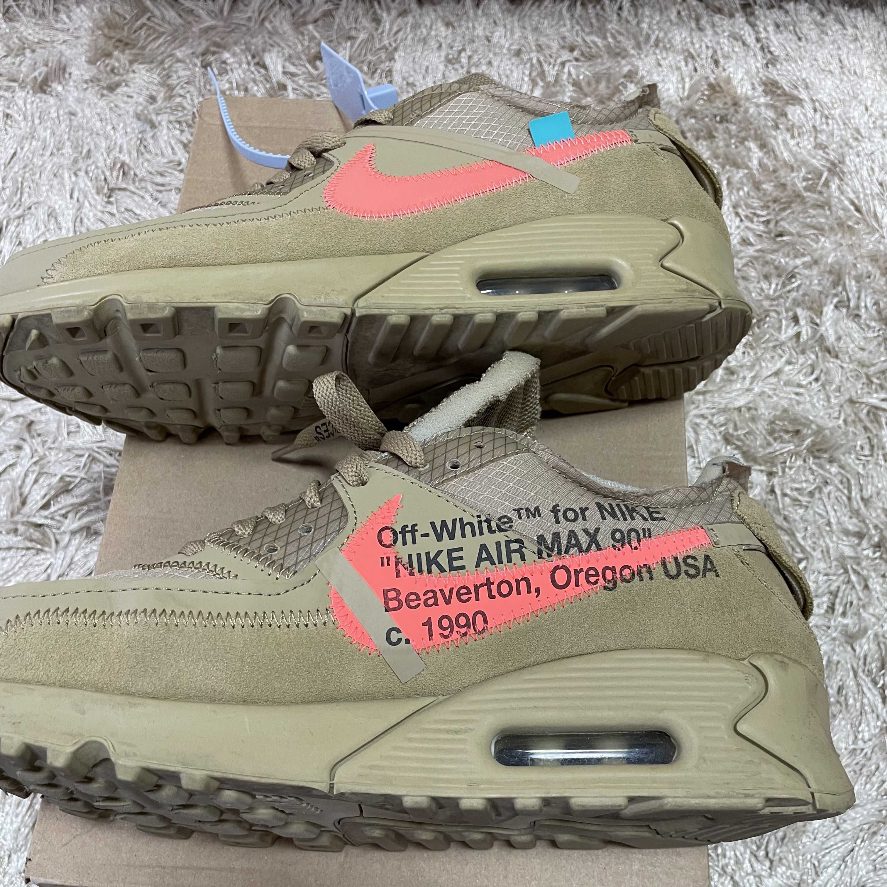 Off-White × Nike Air Max 90 "Desert Ore"