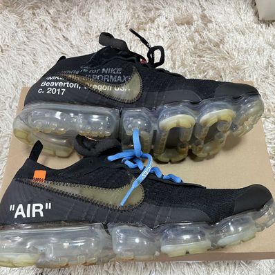 Off-White × Nike Air Vapormax "Black/Total Orange/Clear"