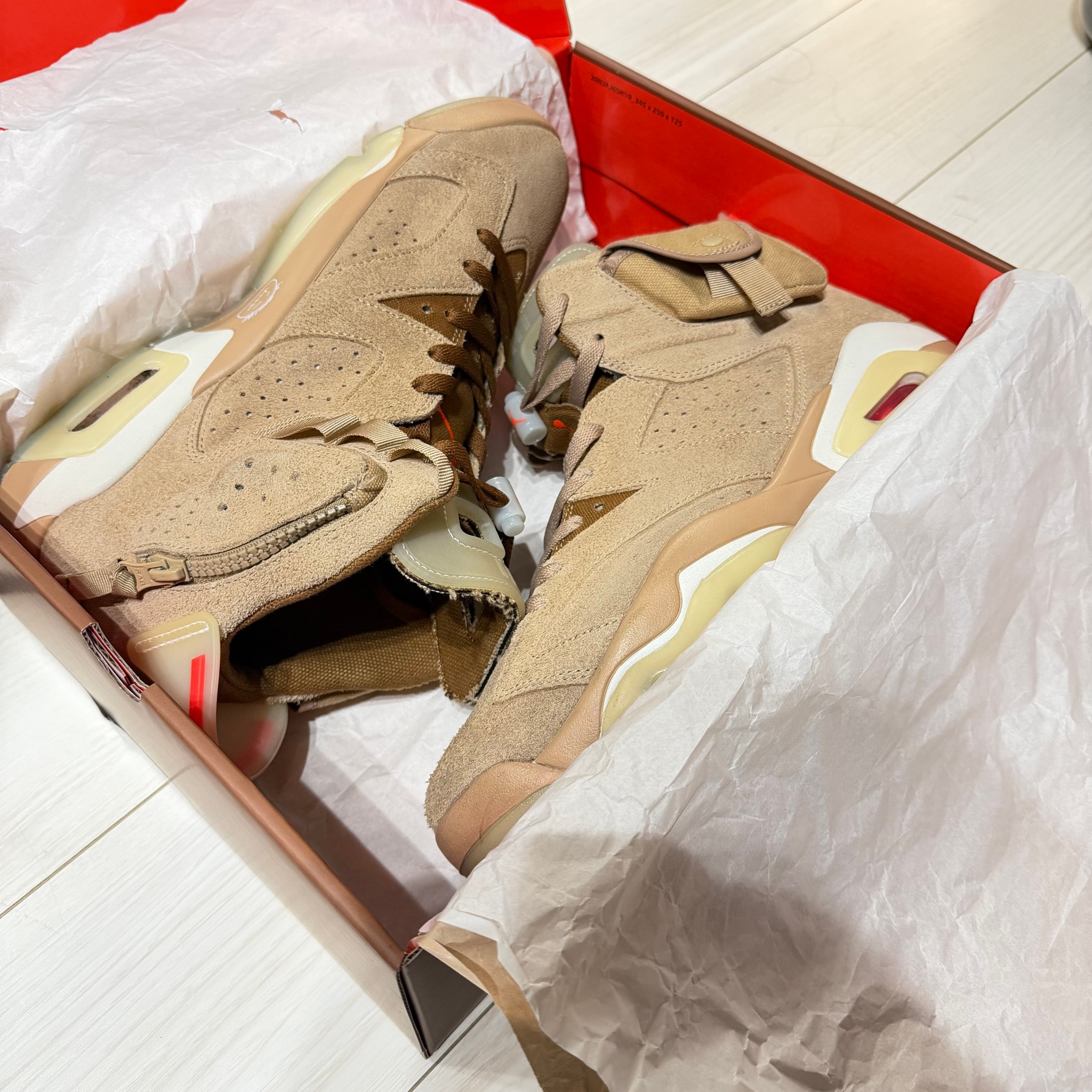 Travis Scott × Nike Air Jordan 6 "British Khaki"