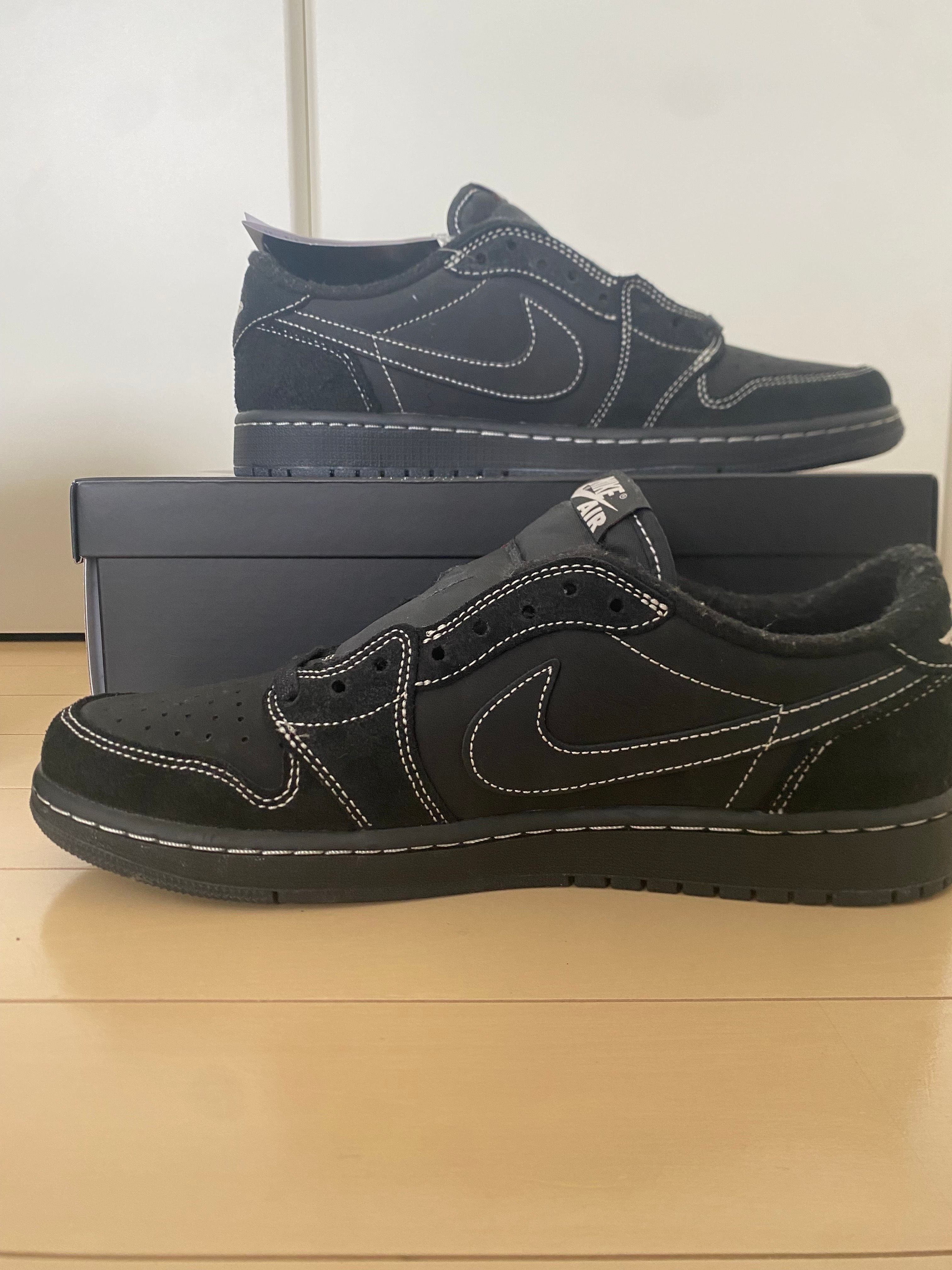 Travis Scott × Nike Air Jordan 1 Low OG SP "Black Phantom"