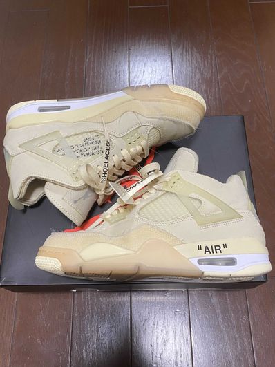 Off-White × Nike Women's Air Jordan 4 SP "Sail"