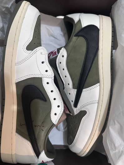 Travis Scott × Nike Air Jordan 1 Low OG SP "Reverse Olive"